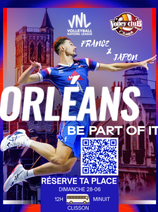 Match VNL France - Japon