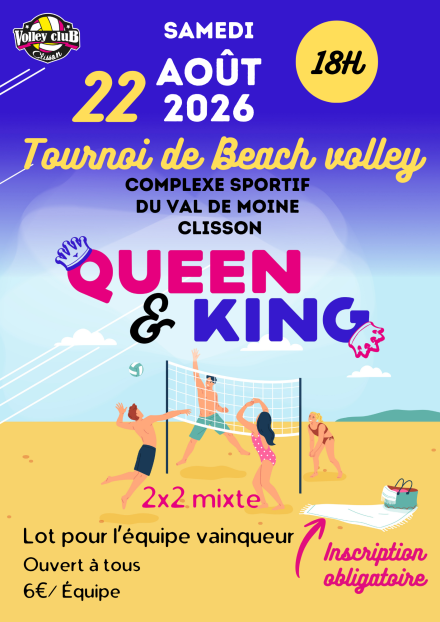 TOURNOI QUEEN AND KING (22/08/2026)